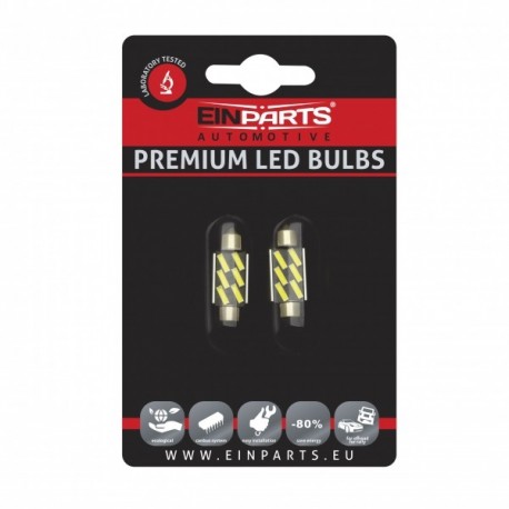 Bec LED C5W 36MM 6 SMD 7020 CANBUS 6000K EinParts