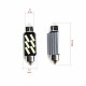 Bec LED CANBUS C10W 39MM 6 SMD 7020 6000K