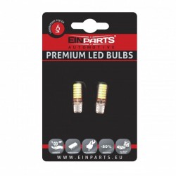 Bec LED EinParts EPL222 T10 W5W 12 SMD 7020 CANBUS 6000K