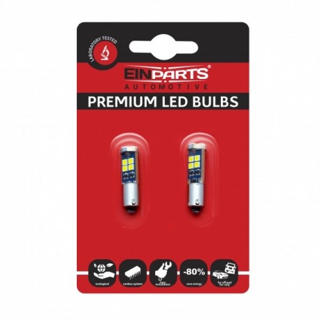Bec LED Retrofit EPL225 H6W BAX9S 12SMD 3030 CANBUS