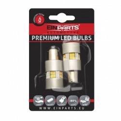 Bec LED EPL236 PY21W BAU15S 135 SMD CANBUS Portocalie 12V