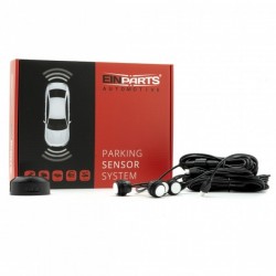 Set senzori parcare EinParts EPP cu buzzer 8S 16,5 mm alb - Față/Spate cu buzzer