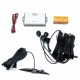 Set senzori de parcare 16,5 mm alb cu afișaj - EinParts EPP6600