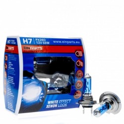 Becuri halogen EPB77 H7 efect alb aspect xenon 12V - Set 2 buc.