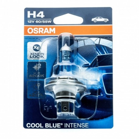 Bec halogenă Osram H4 60/55W 12V P43T Cool Blue Intense