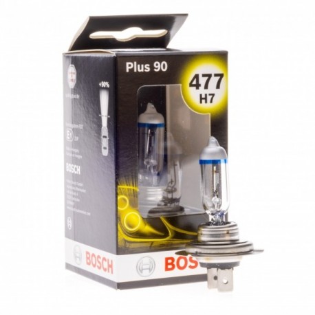 Bec halogen Bosch H7 Plus 90 - Performanță și luminozitate ridicată