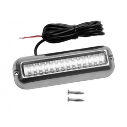 Lampă subacvatică LED inox lumină albastră putere 3.5W 42 LED-uri