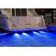 Lampă subacvatică LED inox lumină albastră putere 3.5W 42 LED-uri