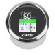 Tachimetru GPS 12V/24V pentru barcă/iaht negru/crom