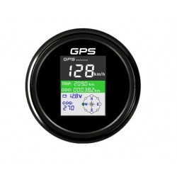 Tachometru/GPS 12V/24V pentru barcă/iaht Negru/Negru