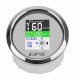 Tachometru GPS 12V/24V pentru barcă/iaht alb/cromat