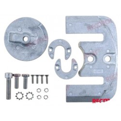 Set anode din aluminiu MerCruiser Bravo II III 2 3 până în 2004 888761Q03 888761Q03