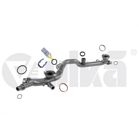Furtun lichid de răcire Audi A6 2007-2011 3.0 benzină set cu senzor 06A919501A 06E121045T/KIT