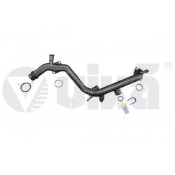 Furtun lichid de răcire Audi A8 2003-2010 2.8/3.2 benzină set cu senzor de temperatură a apei 06A919501A 06E121045F/KIT