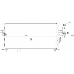 AER CONDIȚIONAT RADIATOR COLT 1.3-1.6 96- MR218428