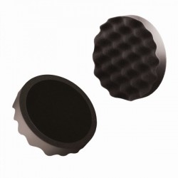 Burete de lustruire profilat diametru 150 mm / negru / moale / cu arici / Boll