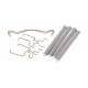 Set instalare plăcuțe frână Toyota Celica/Corolla/Prius/Yaris 99-09