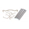 Set instalare plăcuțe frână Toyota Celica/Corolla/Prius/Yaris 99-09
