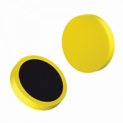 Burete de lustruire diametru 150 mm / grosime 25 mm / galben / duritate medie / cu arici / Boll