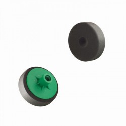 Burete de lustruit diametru 80mm / negru / moale / filet M14 / Boll