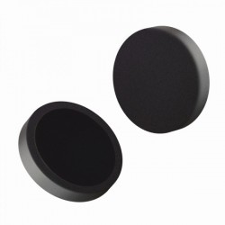 Burete de lustruire diametru 150 mm / grosime 25 mm / negru / moale / cu arici / Boll