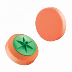 Burete de lustruire diametru 150 mm / portocaliu / mediu / filet M14