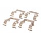 Set instalare plăcuțe frână Mitsubishi pentru Delica/Eclipse/Galant/Lancer/Outlander/Pajero/L 200/L 400 88-
