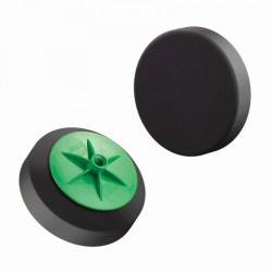 Burete de lustruire diametru 150 mm / negru / moale / filet M14