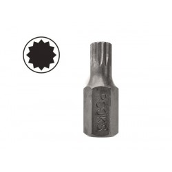 Bit 10 mm (3/8) spline M12 x 30 mm, 20 bucăți, 73MOV5-2 (S2), set OK073117