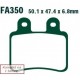 Plăcuțe de frână motocicletă Derbi Senda 125 SM (04-07) Yamaha XT 125 X (07) Yamaha DT 50 R (02-08) MCB735