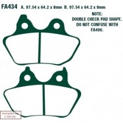 Plăcuțe de frână motocicletă Harley Davidson® FLSTF/FLSTFI Fat Boy (07)