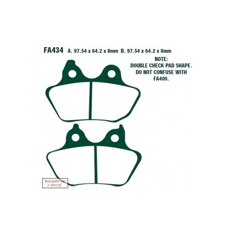 Plăcuțe de frână motocicletă Harley Davidson® FLSTF/FLSTFI Fat Boy (07)