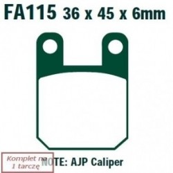 Plăcuțe de frână motocicletă Peugeot Squab 50cc (95-01) / Elyseo 50 (03) / Blaster Iceblade 50 (2T) (10-12) O7044.CC