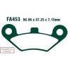 Plăcuțe de frână motocicletă Explorer Atlas 500/4x4 (08-09)