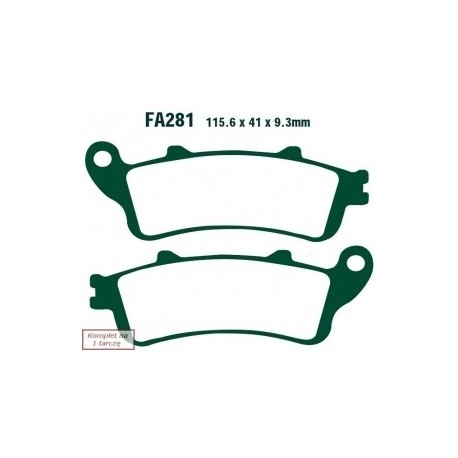 Plăcuțe de frână motocicletă Honda FJS 600 Silverwing (fără ABS) (01-06) O7034.CC