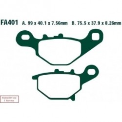 Plăcuțe frână motocicletă Suzuki RM 85 K5/K6/K7/K8/K9/L0/L2 (05-12)