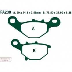 Plăcuțe de frână motocicletă Suzuki DR-Z 125 (03-13)