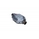 Catalizator universal ceramic oval pentru 1500ccm E2 45
