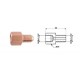 Conector conducte frână interior M 10X1,5 SF + exterior M 10X1,5 SF