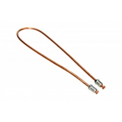 Conductă de frână cu lungimea de 600 mm din cupru cu capete tip 2DF-2DF