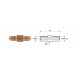 Conector conducte frână exterior M 10X1 SF exterior M 10X1,25 SF