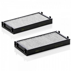 Filtru cabină BMW X5/X6 3,5/4,0/4,8/5,0 08- cu cărbune activ set 2 buc. LAK221/S