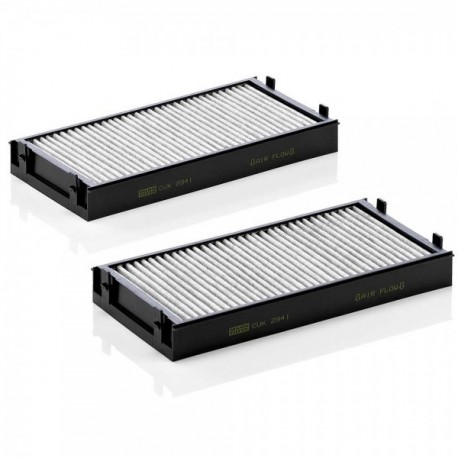 Filtru cabină BMW X5/X6 3,5/4,0/4,8/5,0 08- cu cărbune activ set 2 buc. LAK221/S