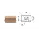 Conector conducte frână interior M 10X1,25 SF + interior M 10X1,25 SF
