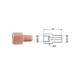 Conector conducte frână interior M 10x1 DF + exterior M 12x1 SF