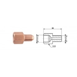 Conector conducte frână interior M 12X1 SF + exterior M 12X1,5 SF