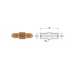 Conector conducte frână exterior M 12X1 SF exterior M 12X1 SF