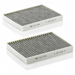 Filtru cabină BMW E39 96- set 2 cu cărbune activ W960LC