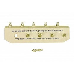 Bec cu filament W1,2W 12V/1,2W din sticlă completă 10 bucăți (fără ECE) 0170373002