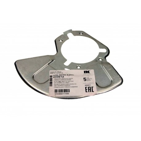 Apărătoare disc frână Opel față Astra H/Zafira B 04- stânga 0543001